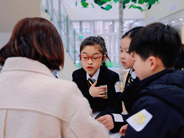 在校100天庆典,南通惠立学校